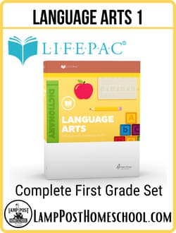 LifePac 1 Language Arts Set 9780867170504.