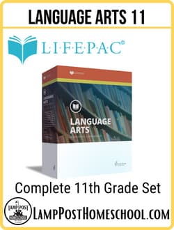 LifePac 11th Grade Language Arts Set 9781580957069.