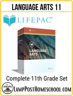 LIFEPAC Language Arts Grade 11 Set | Lamp Post Homeschool