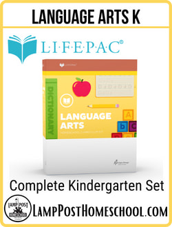 LIFEPAC Language Arts K Set 9780867178333.