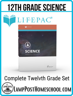 LIFEPAC Science 12 Set 9781580957830.