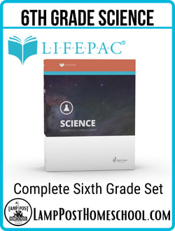 LIFEPAC Science 6 Set 9781580957656.