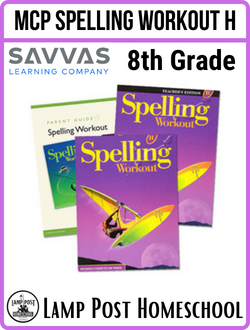 Savvas MCP Spelling Workout 2002 Level H Homeschool Bundle 9781428432741.