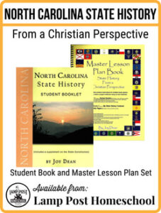 North Carolina State History Course - Lamp Post Homeschool Curriculum