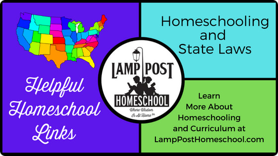 Find information about homeschooling and state homeschool laws at Lamp Post Homeschool.