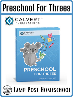 Calvert Preschool for Threes Kit 9780740341045.