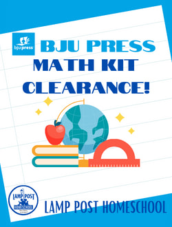 BJU Press Math Kit Clearance Sale.