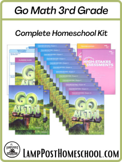 HMH Go Math 3 Homeschool Kit 9780544875036.