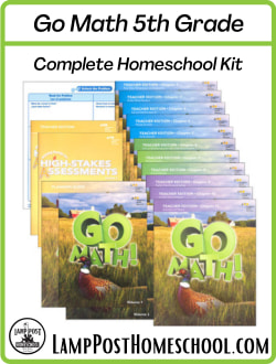 HMH Go Math 5 Homeschool Kit 9780544875050.