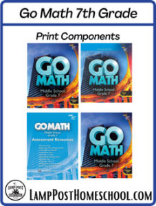 Go Math Homeschool Packages K-6th | Lamp Post Homeschool