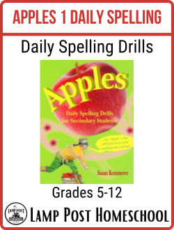 Apples 1 Daily Spelling Drills for Secondary Students 9780975854303.