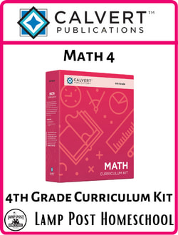 Calvert 4th Grade Math Complete Kit 9780740342066.