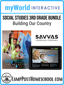 Savvas myWorld Social Studies 3 Homeschool Bundle 9781428478275.