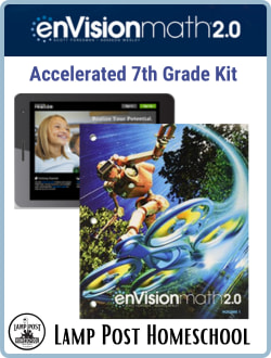 Savvas enVision Math 2.0 Accelerated 7th Grade ISBN-13: 9780768597073.