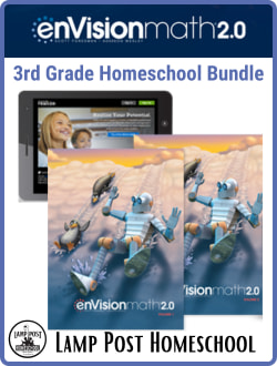 Savvas enVision Math 2.0 3rd Grade Complete Homeschool Bundle 9780768597011.