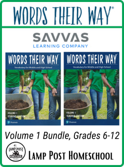 Words Their Way Volume 1 Homeschool Bundle Savvas Learning Company 9781428440272