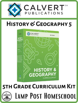 Calvert 5th Grade History & Geography kit 9780740342318.