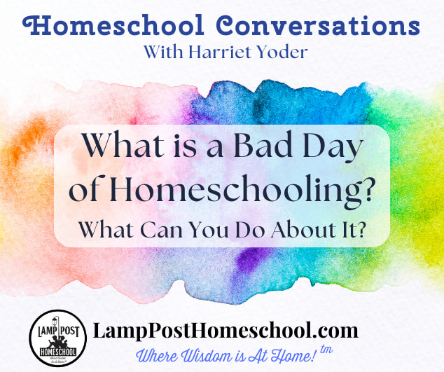Homeschool Conversations: What is a Bad Day of Homeschooling?