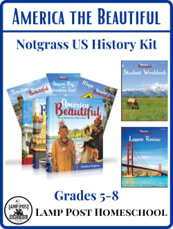 America the Beautiful Set with Student Workbook and Lesson Review.