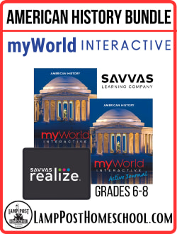 Savas My World Interactive American History Bundle 9798213024760.