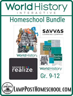 Savvas World History Interactive Homeschool Bundle, Grades 9-12 9798213008067.