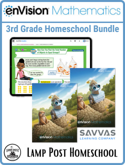 Savvas enVision Math 3rd Grade Complete Homeschool Bundle 9798213022636.