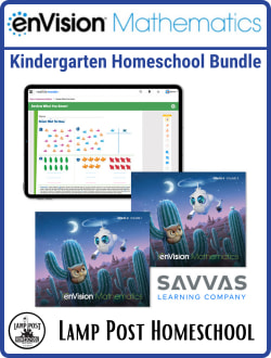 Savvas enVision Math Kindergarten Homeschool Bundle 9798213022605.