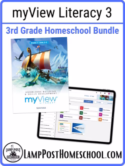 2025 Savvas My View Literacy 3rd Grade Homeschool Bundle 9798213450972.