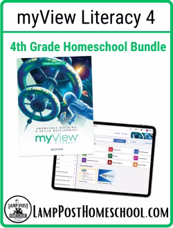2025 Savvas My View Literacy 4th Grade Homeschool Bundle 9798213450989.