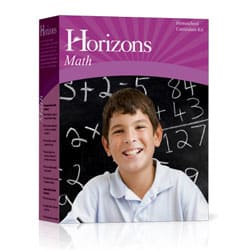 Horizons Kindergarten Math Boxed Set Horizons Math Kindergarten Boxed Set 9780740303135 by Alpha Omega Publications