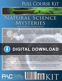 Go to Digital Download: Paradigm Natural Science Mysteries Kit, Publisher: Paradigm Accelerated Curriculum (PacWorks)