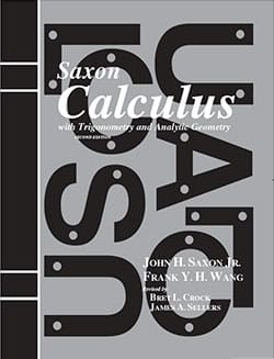 Saxon Calculus Homeschool Kit With Solutions Manual.